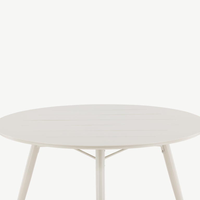 Ümmargune söögilaud Lina, beež, 120 cm, 2130-402 2130-402