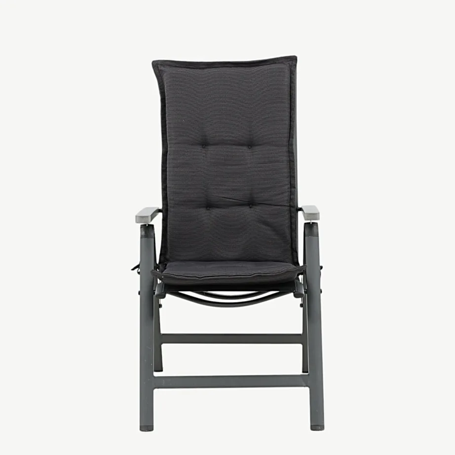 Tumehall pehmenduspadi kokkupandavale aiatoolile, 5-positsioonilise reguleeritava seljatoega, polüester, 1101-305 – 2