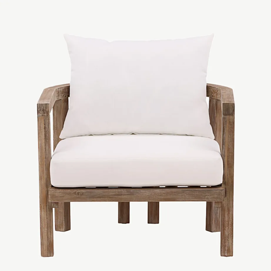 Erica akaatsiapuidust tugitool valgete patjadega, 1206-072 – 4