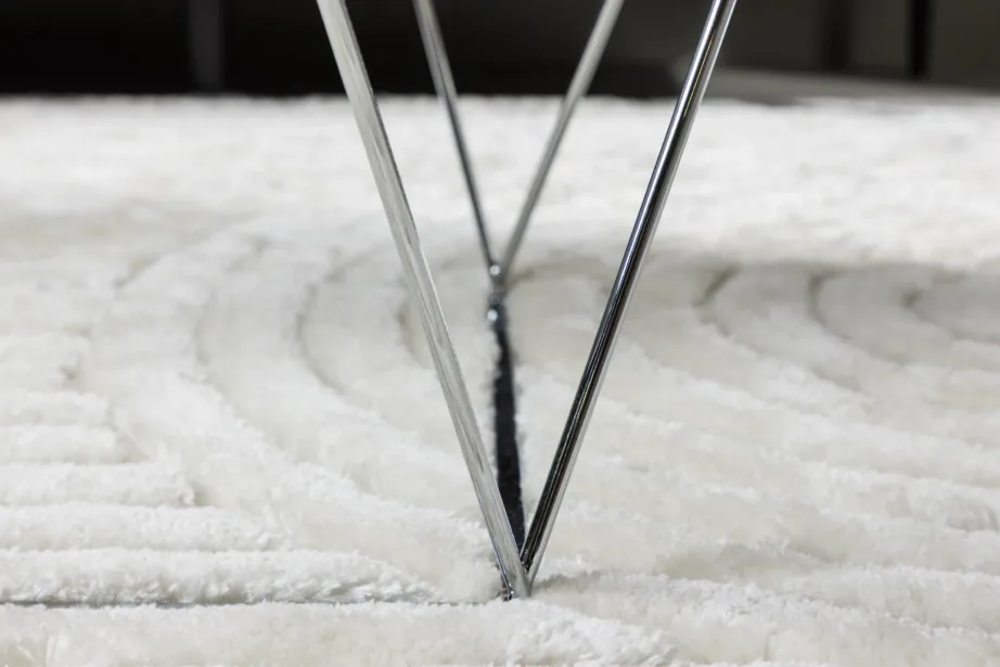 Kaheksanurkse klaasplaadiga diivanilaud Österlen hõbedase terasraamiga, ø100 cm, 15003-331 – 10