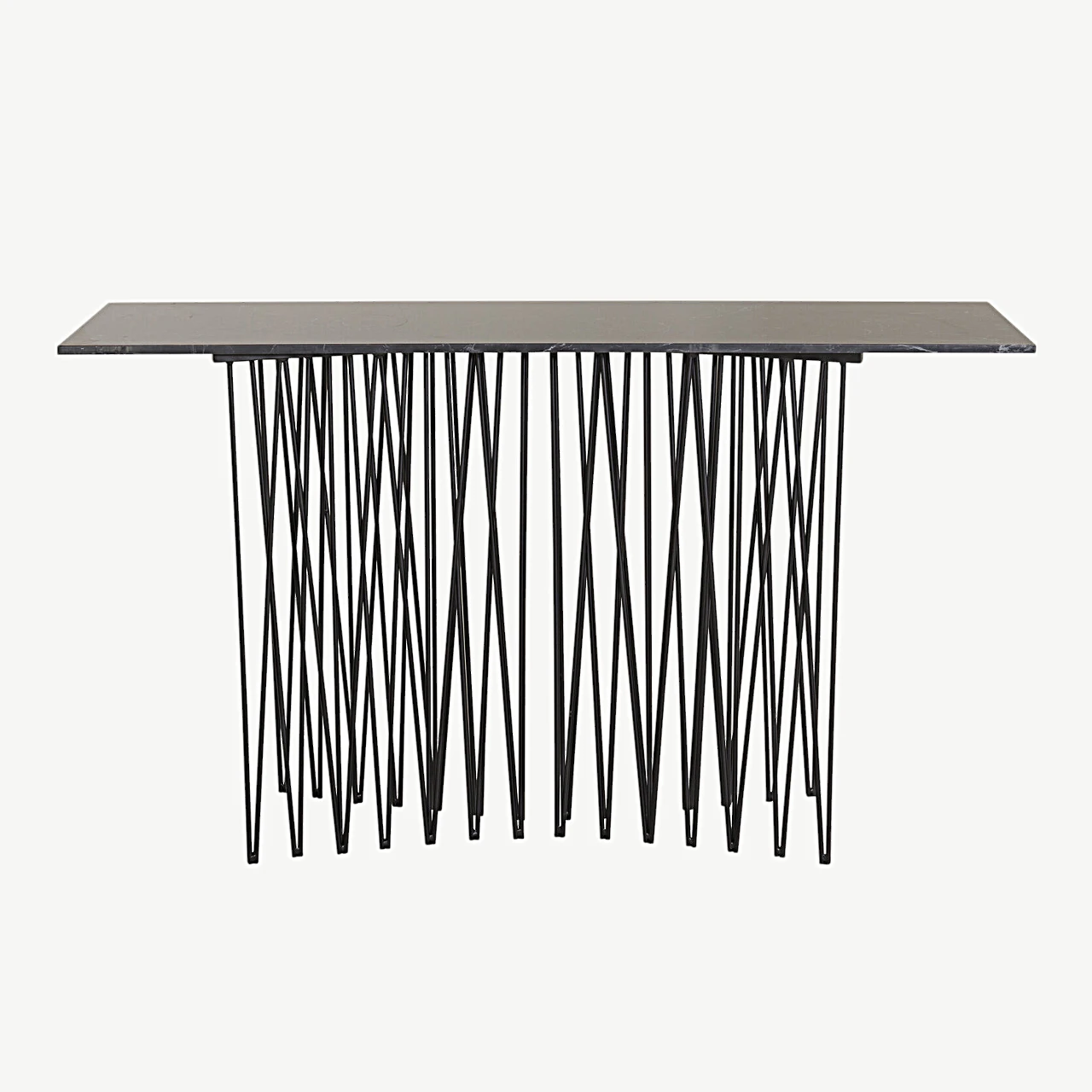 Stone sari mustast fiibertsamendist kõrge abilaud (Furniture Fashion) - 15008-588