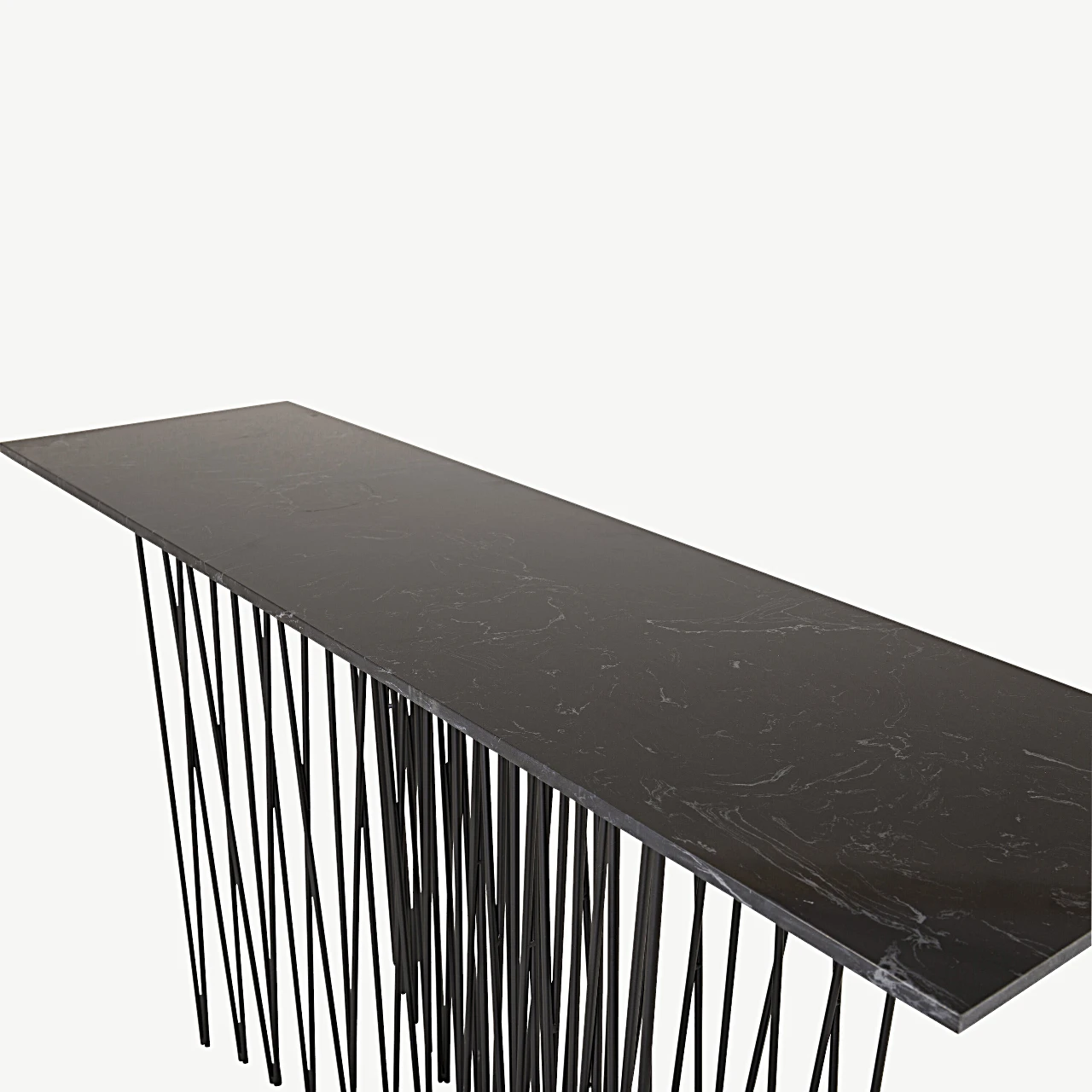 Stone sari mustast fiibertsamendist kõrge abilaud (Furniture Fashion) - 15008-588