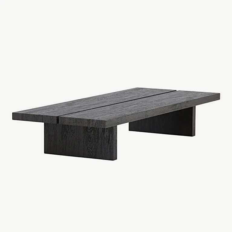Mokkavärvi MDF-ist diivanilaud Lancaster (60 × 140 cm) - 15009-001