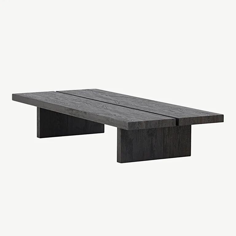 Mokkavärvi MDF-ist diivanilaud Lancaster (60 × 140 cm) - 15009-001