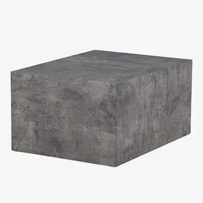 York madal tumehall marmormustriga diivanilaud (MDF, 80x60 cm) - 15009-093