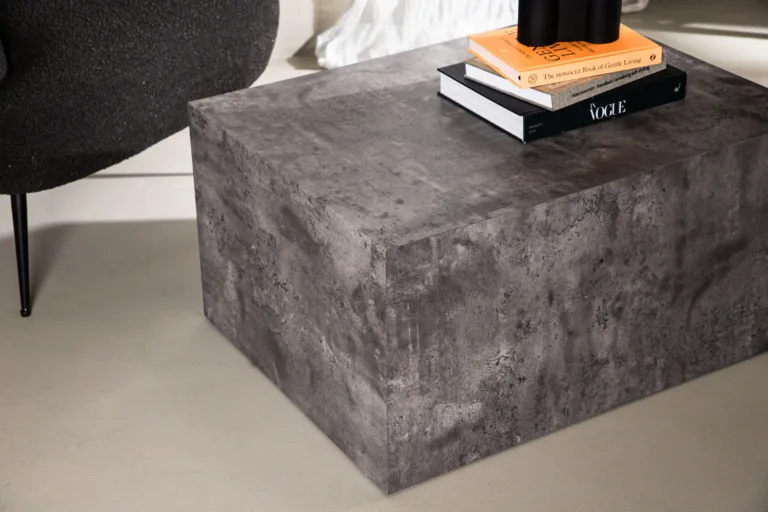 York madal tumehall marmormustriga diivanilaud (MDF, 80x60 cm) - 15009-093