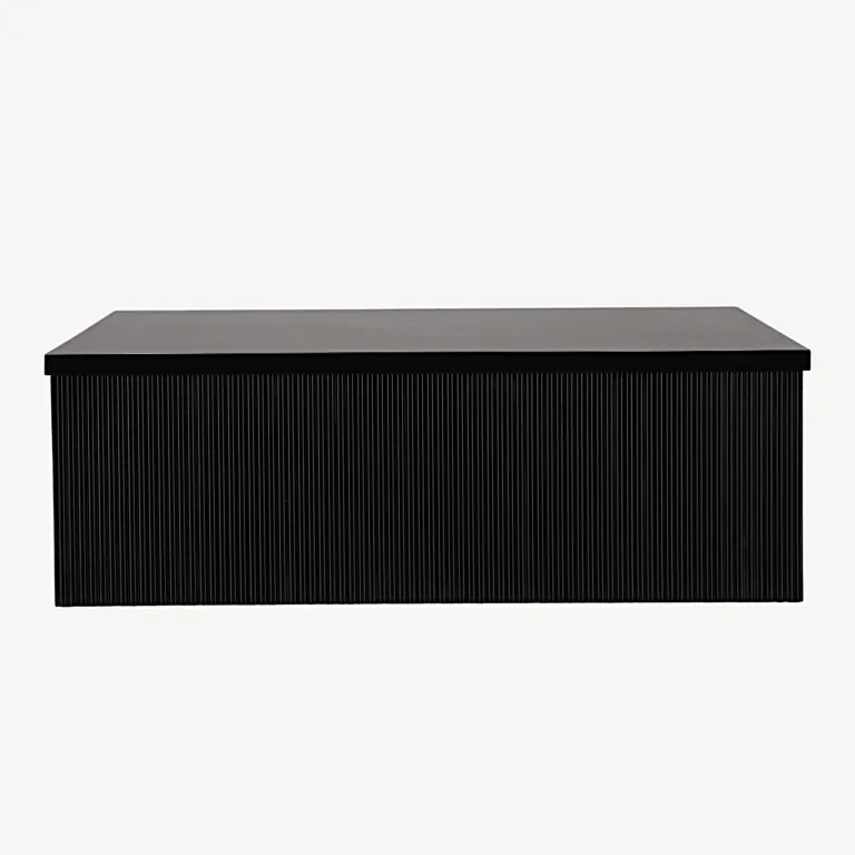 Must sooneline MDF-kohvilaud Lenox, 90 × 90 cm - 15009-120