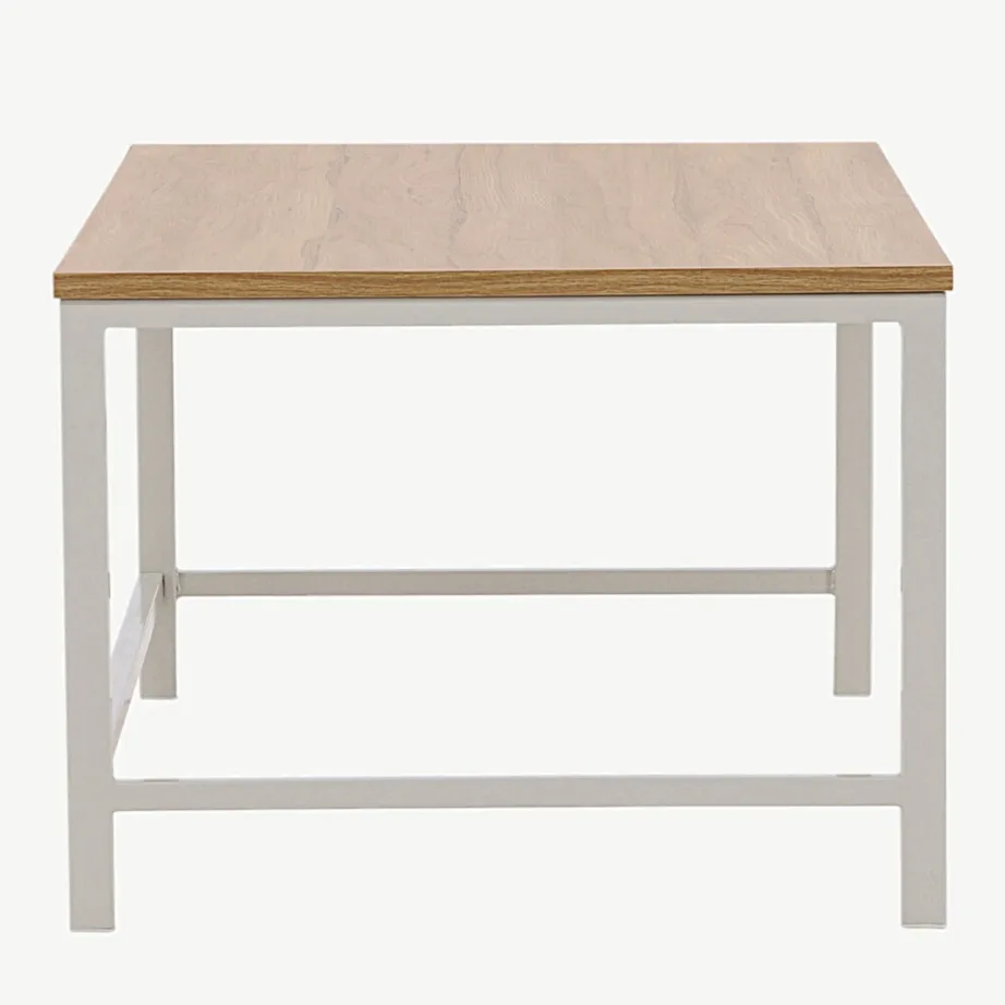 Helepruun metalljalgadega kohvilaud Rise hallikasbeežide terasjalgadega (120 × 60 cm), 15009-180 – 2