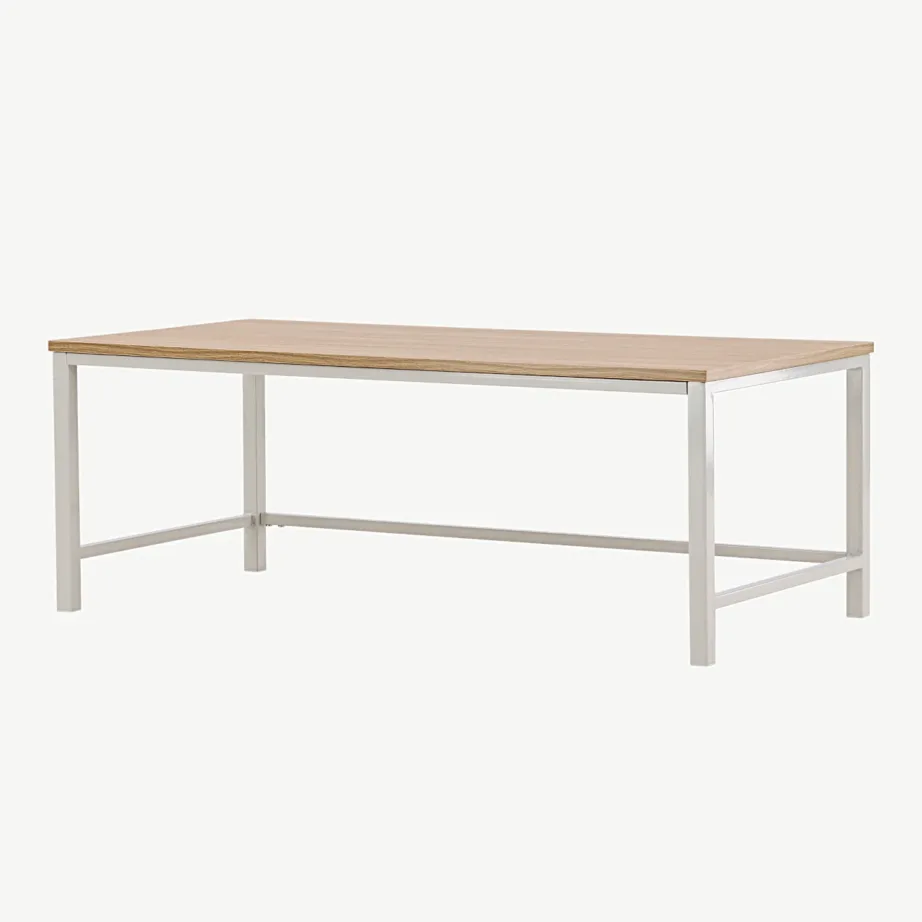 Helepruun metalljalgadega kohvilaud Rise hallikasbeežide terasjalgadega (120 × 60 cm), 15009-180 – 5