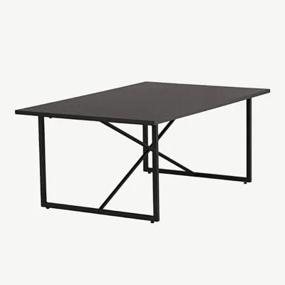 Pryor must diivanilaud terasraamiga, MDF lauaplaat, 110 × 70 cm - 15009-190