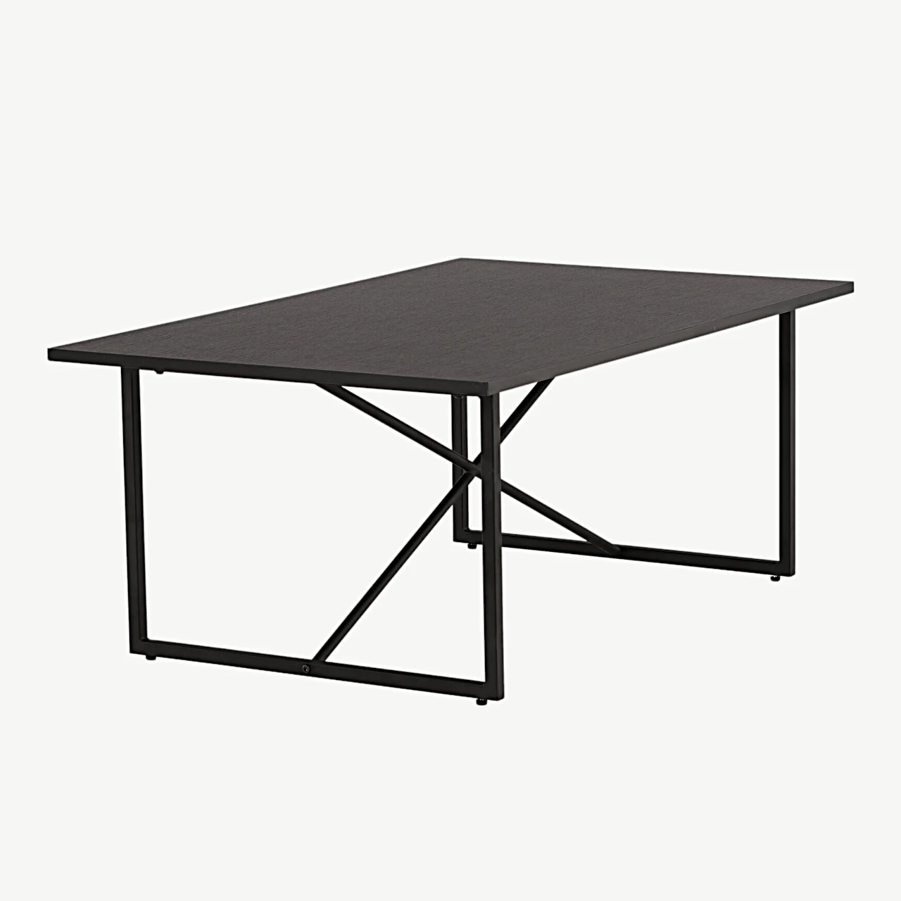 Pryor must diivanilaud terasraamiga, MDF lauaplaat, 110 × 70 cm - 15009-190