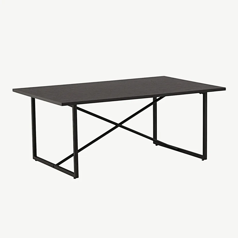 Pryor must diivanilaud terasraamiga, MDF lauaplaat, 110 × 70 cm, 15009-190 – 3