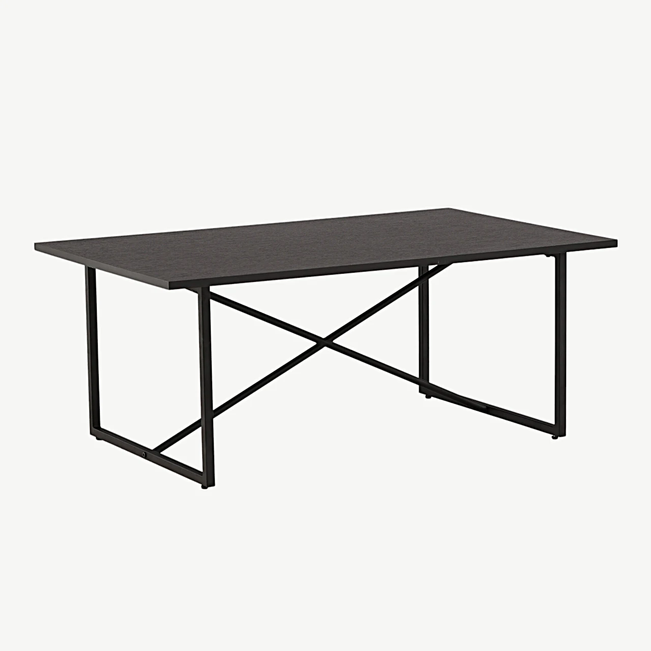 Pryor must diivanilaud terasraamiga, MDF lauaplaat, 110 × 70 cm - 15009-190