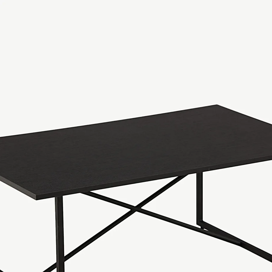 Pryor must diivanilaud terasraamiga, MDF lauaplaat, 110 × 70 cm, 15009-190 – 4