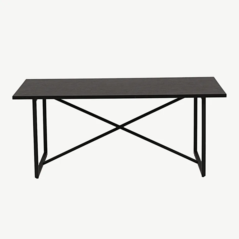 Pryor must diivanilaud terasraamiga, MDF lauaplaat, 110 × 70 cm - 15009-190