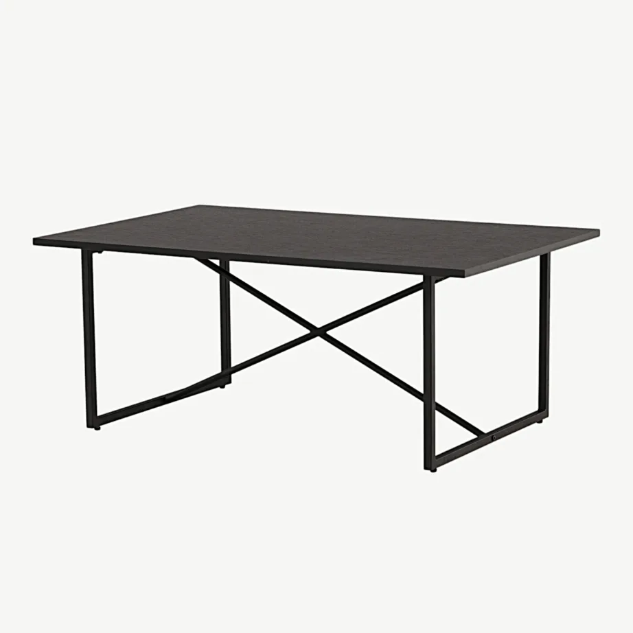 Pryor must diivanilaud terasraamiga, MDF lauaplaat, 110 × 70 cm, 15009-190 – 6