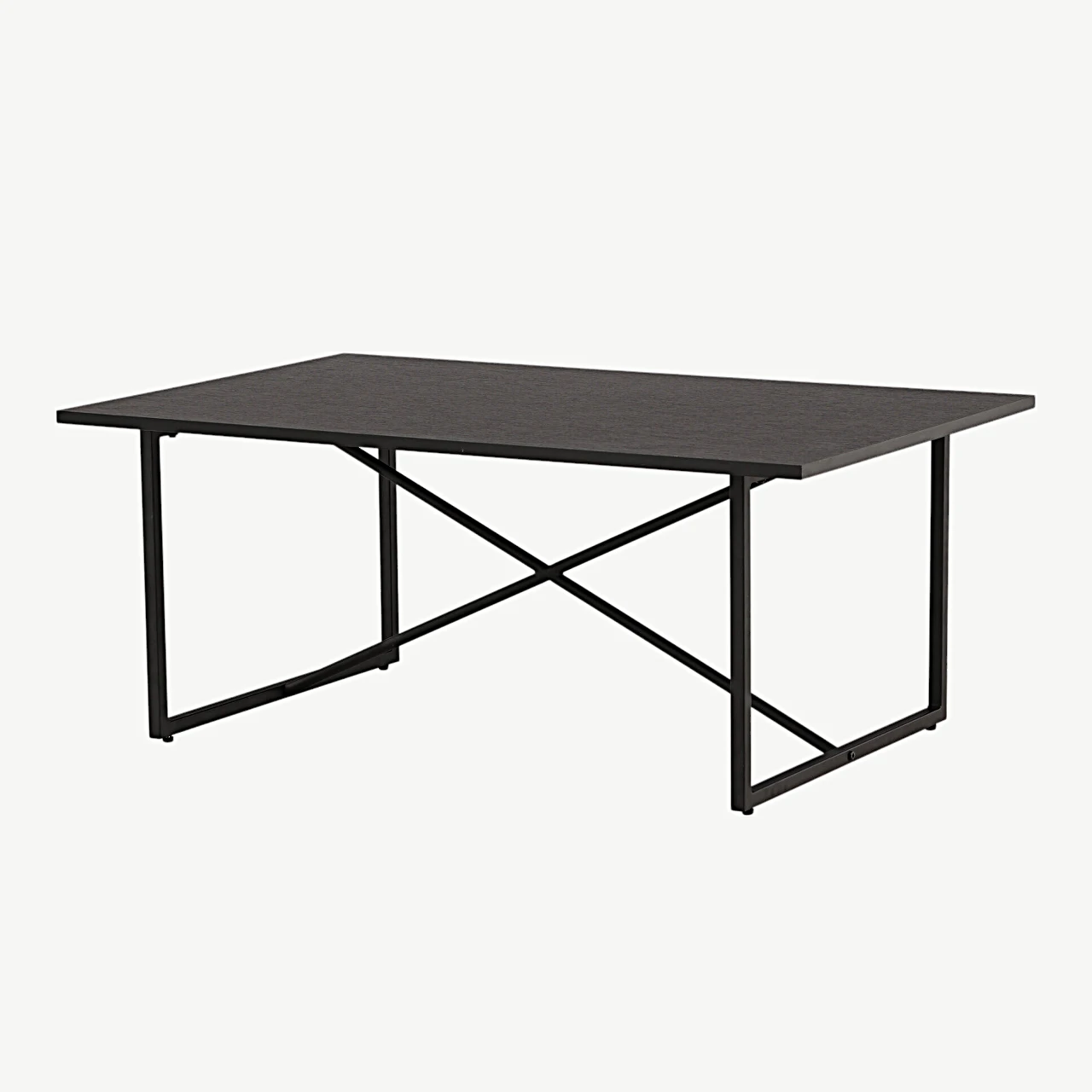 Pryor must diivanilaud terasraamiga, MDF lauaplaat, 110 × 70 cm - 15009-190