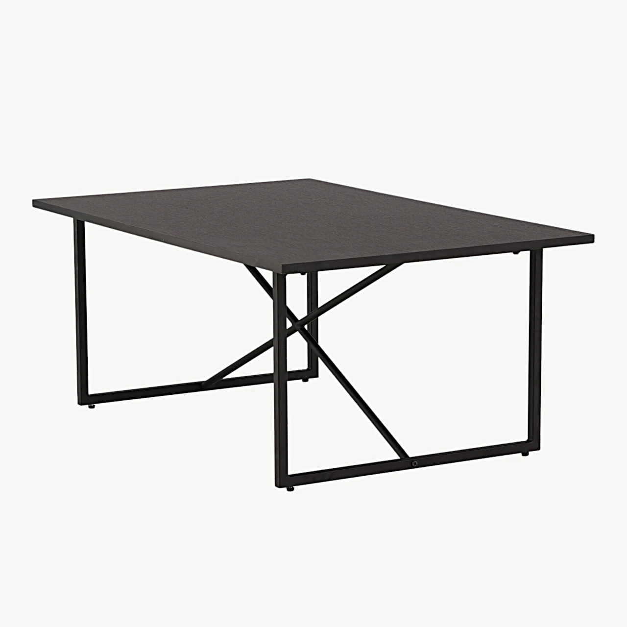Pryor must diivanilaud terasraamiga, MDF lauaplaat, 110 × 70 cm - 15009-190