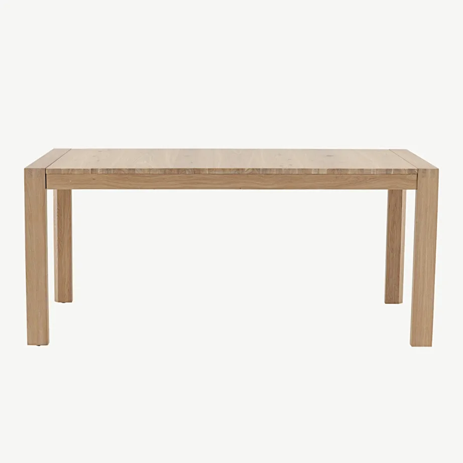 Pikendatav valge tammepuust söögilaud Slider, 170–250 cm, 15017-600 – 2