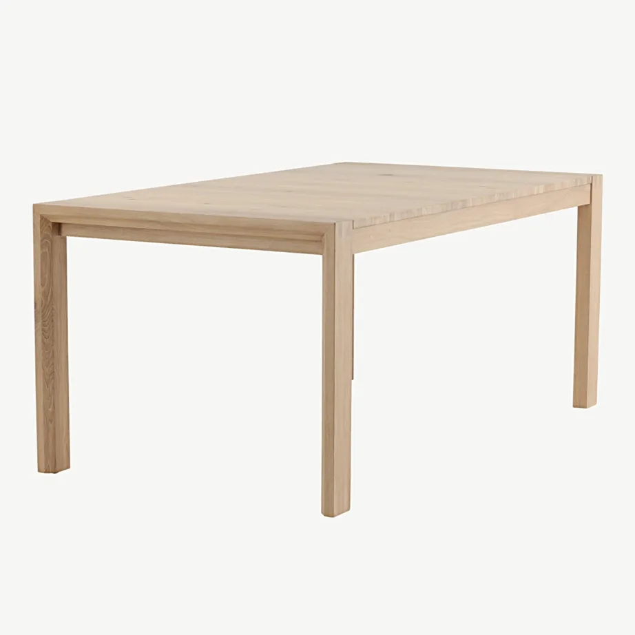 Pikendatav valge tammepuust söögilaud Slider, 170–250 cm, 15017-600 – 5