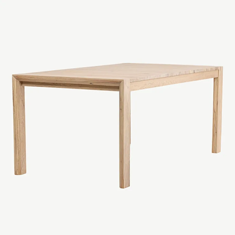 Pikendatav valge tammepuust söögilaud Slider, 170–250 cm - 15017-600