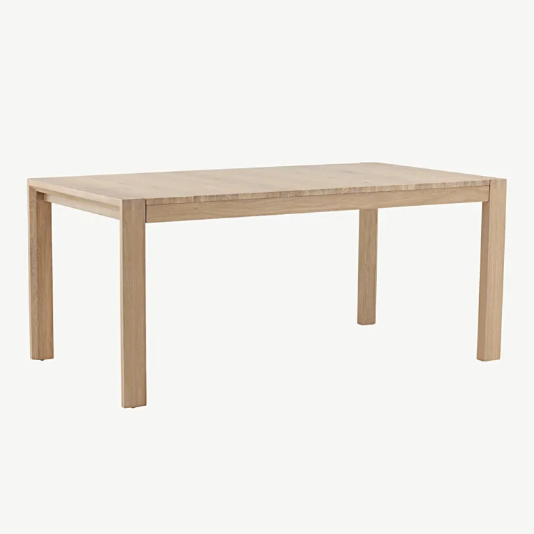 Pikendatav valge tammepuust söögilaud Slider, 170–250 cm - 15017-600