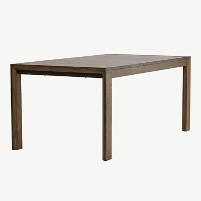 Pikendatav tammepuidust söögilaud Slider, suitsutatud (170–250 cm) - 15017-604