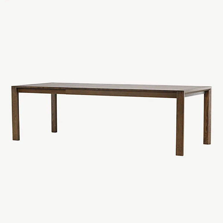 Pikendatav tammepuidust söögilaud Slider, suitsutatud (170–250 cm) - 15017-604