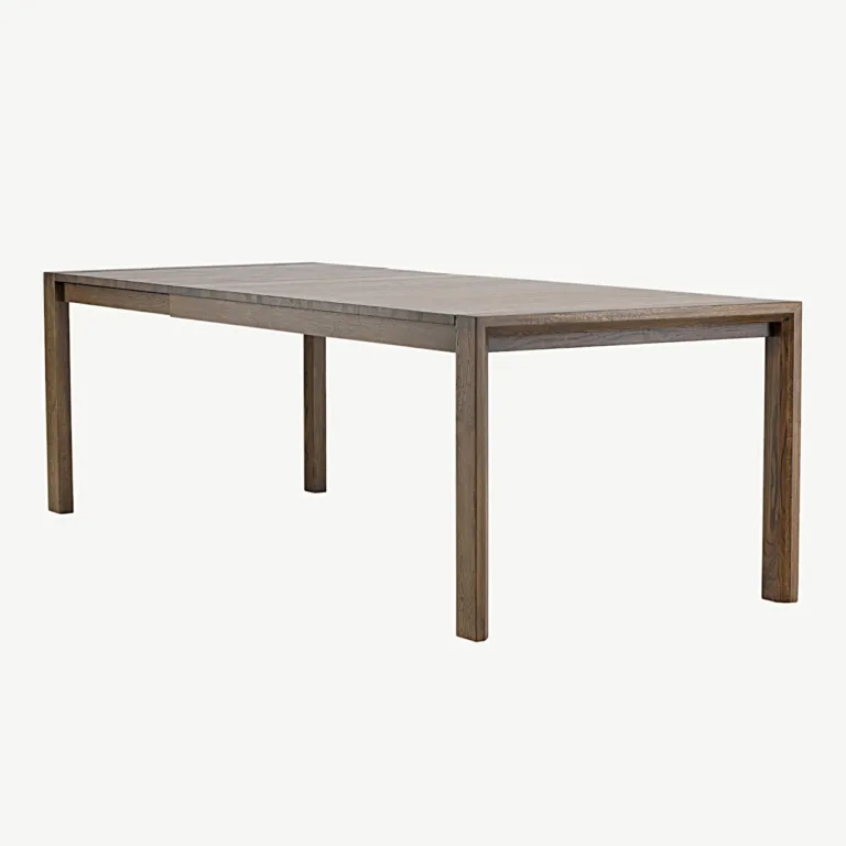 Pikendatav tammepuidust söögilaud Slider, suitsutatud (170–250 cm) - 15017-604