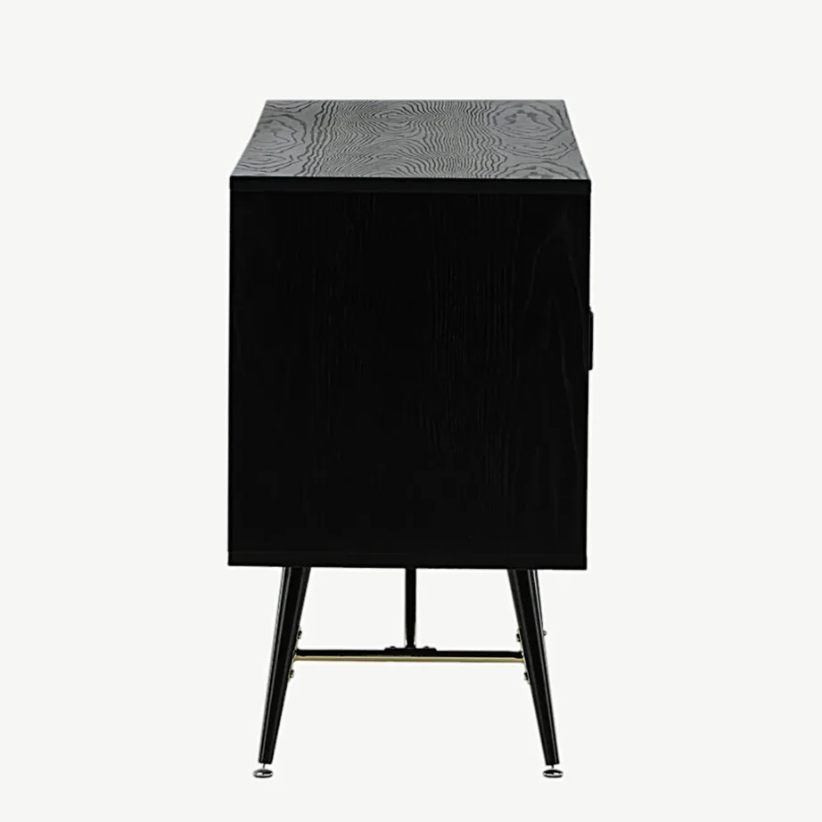 Gold sarja must panipaigakapp messingudetailidega, must vineer, 15025-188 – 4