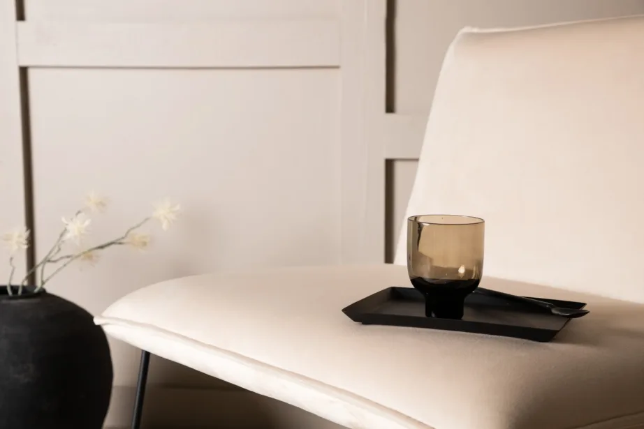 Beežist velvetkangast X-lounge tugitool musta terasraamiga, 15029-440 – 10