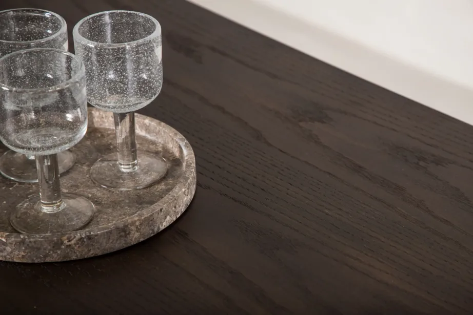 Ovaalne söögilaud Stone mokkaspooniga, mustad terasjalad, 220×100 cm, 15106-588 – 10