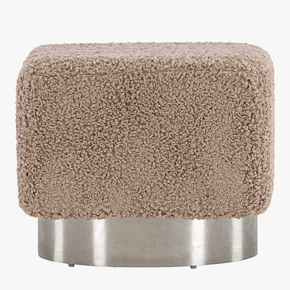 Beež buklee-tumba hõbedase terasalusega Newton, 15110-011 – 2