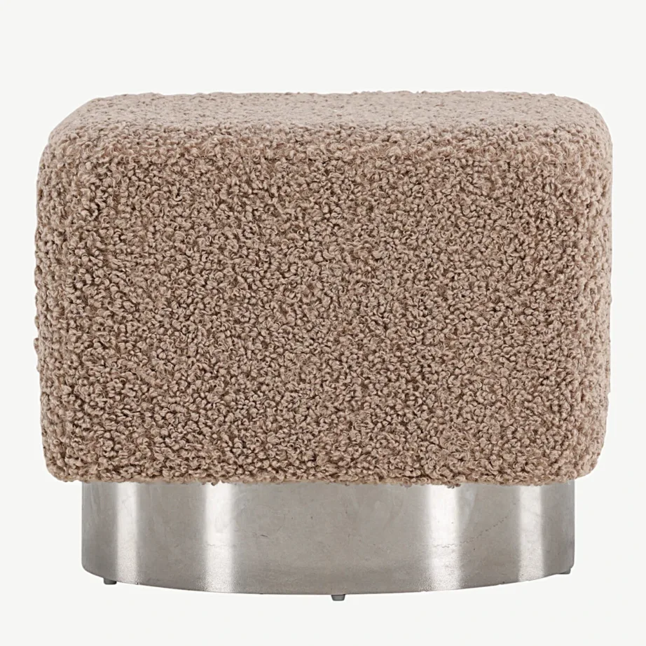 Beež buklee-tumba hõbedase terasalusega Newton, 15110-011 – 4