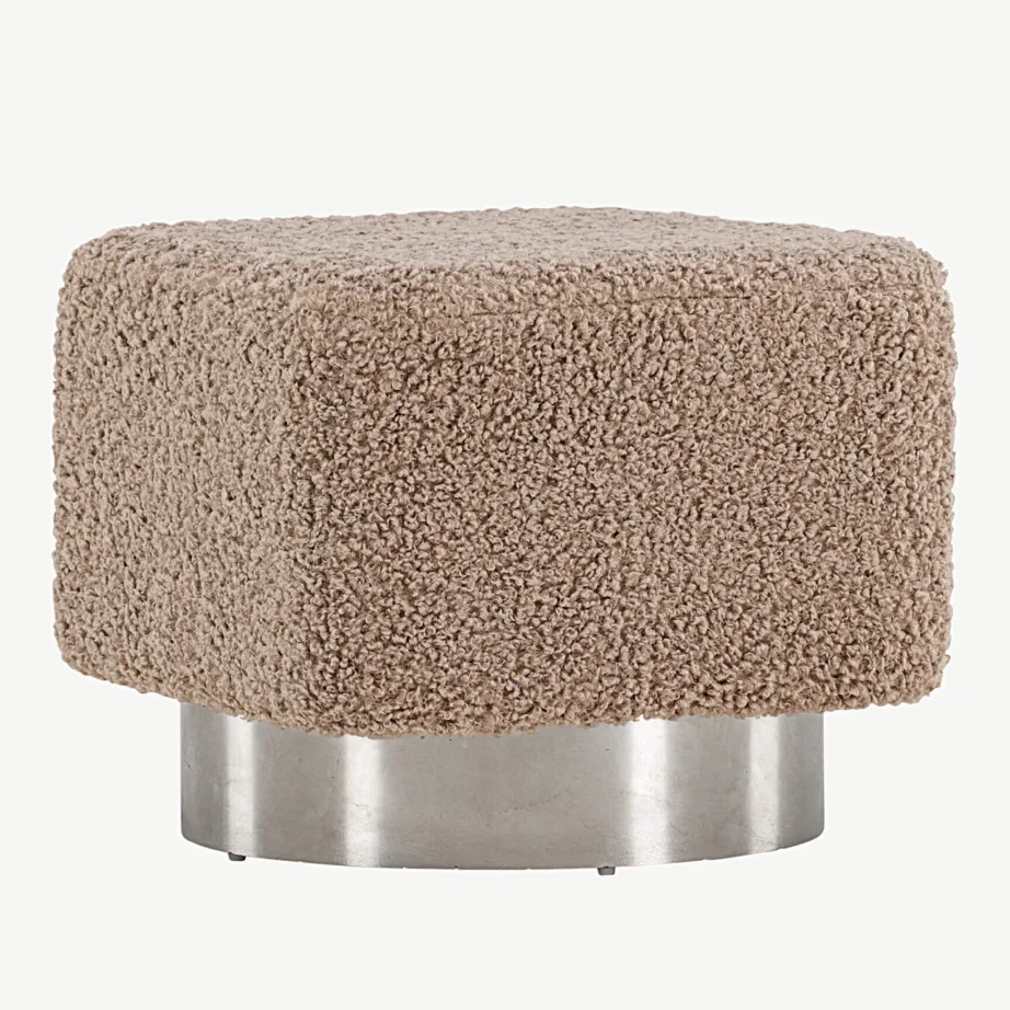 Beež buklee-tumba hõbedase terasalusega Newton, 15110-011 – 6