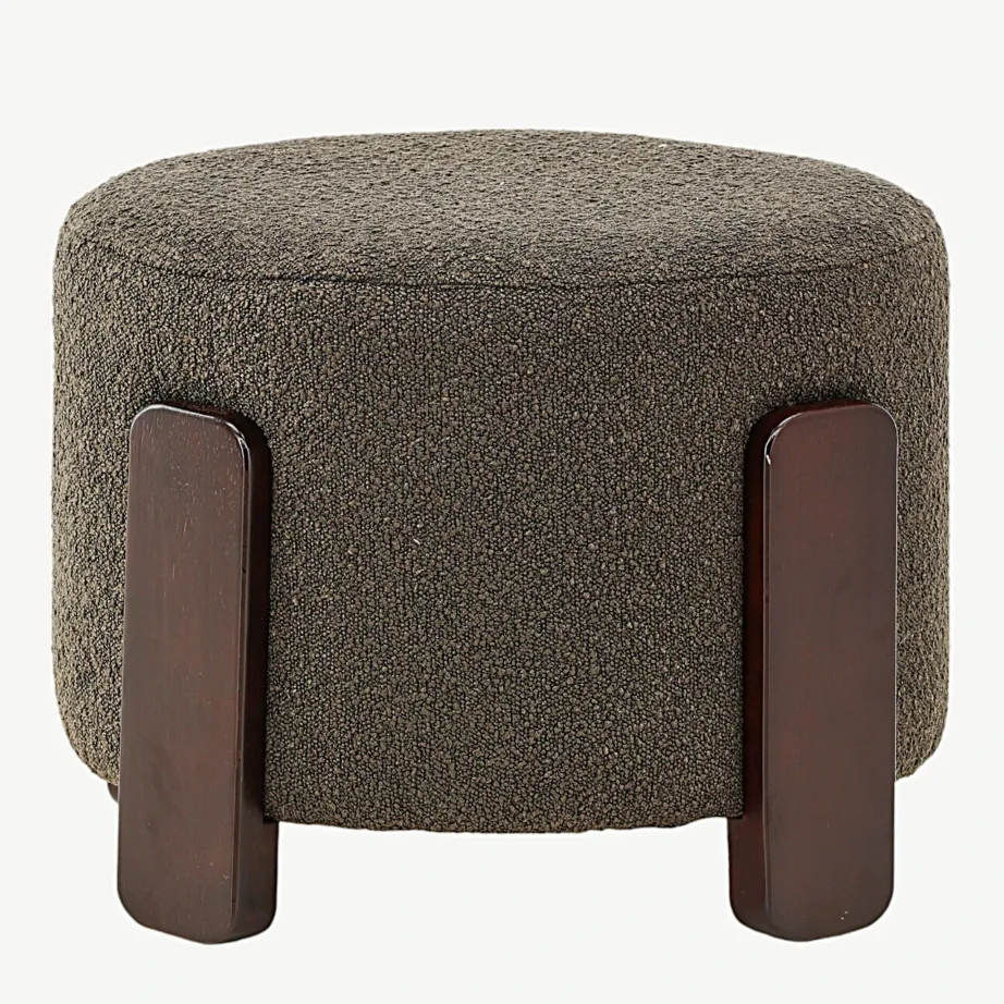 Tumehall bukleekangast tumba Coffey, pruunide kummipuidust jalgadega, 15110-110 – 2