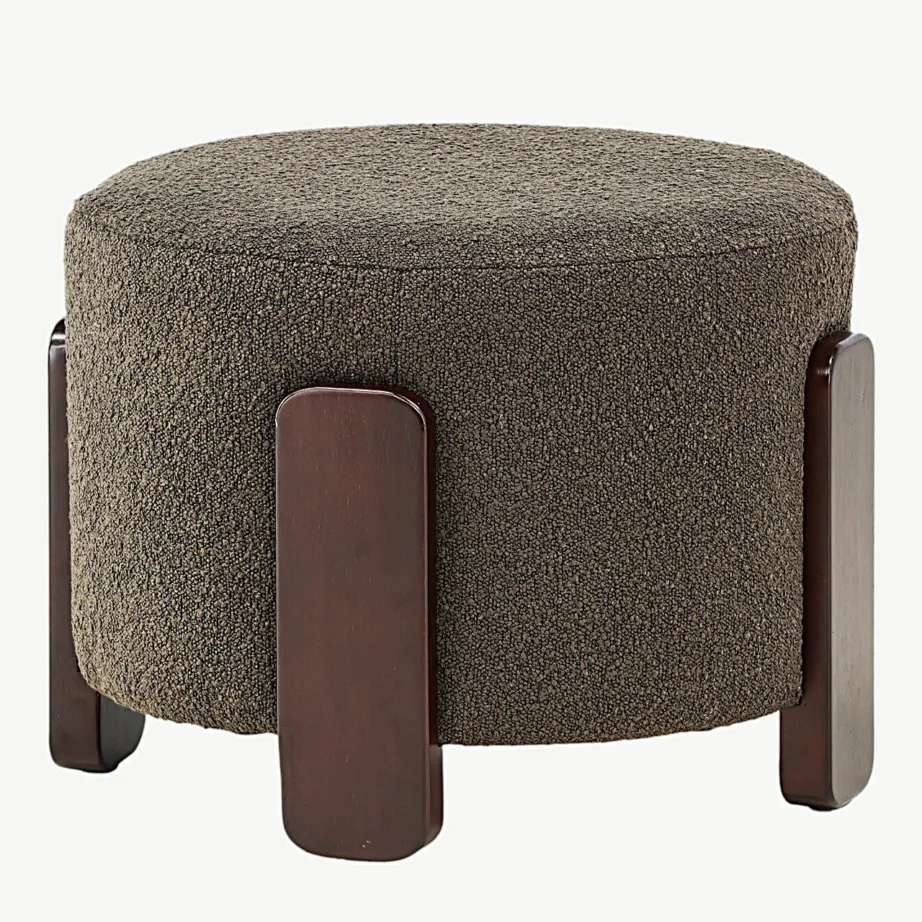 Tumehall bukleekangast tumba Coffey, pruunide kummipuidust jalgadega, 15110-110 – 3