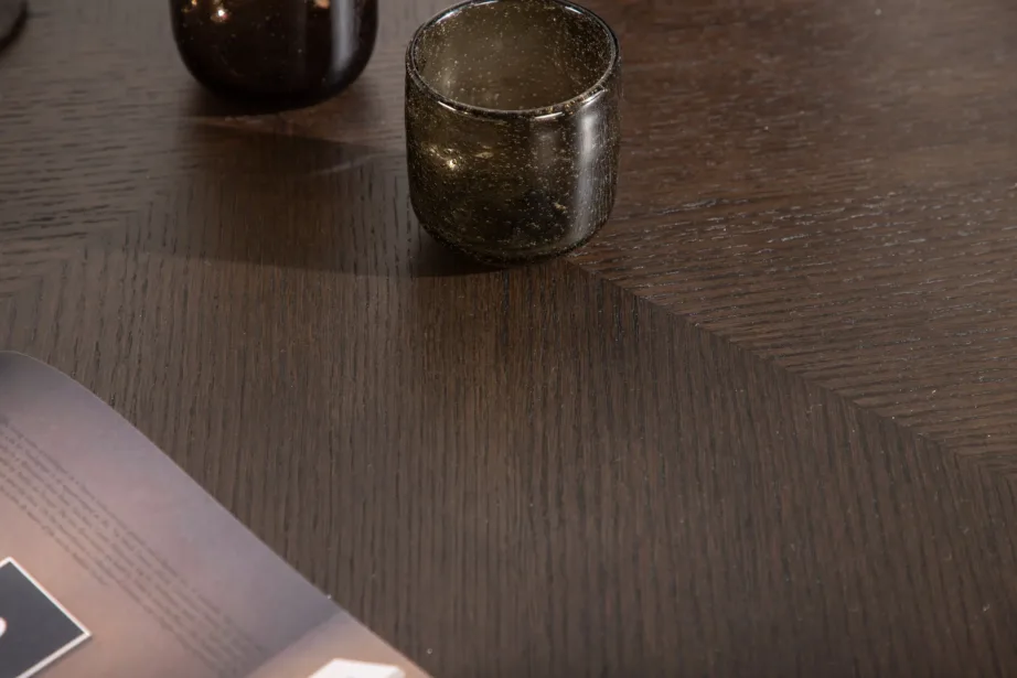 Ümmargune söögilaud Copenhagen, mokkatoonis spoon, must metallraam, ø115 cm, 15209-468 – 13