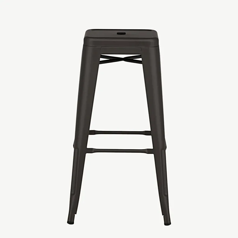 Tumehallast terasest baaritool Tempe, kõrgus 76 cm, Venture Home - 15350-040