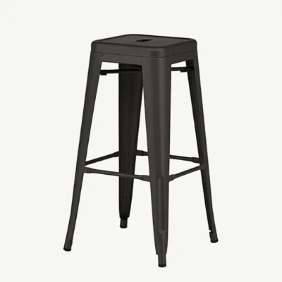 Tumehallast terasest baaritool Tempe, kõrgus 76 cm, Venture Home - 15350-040