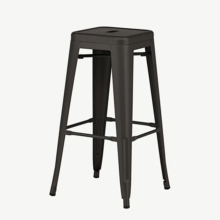 Tumehallast terasest baaritool Tempe, kõrgus 76 cm, Venture Home - 15350-040