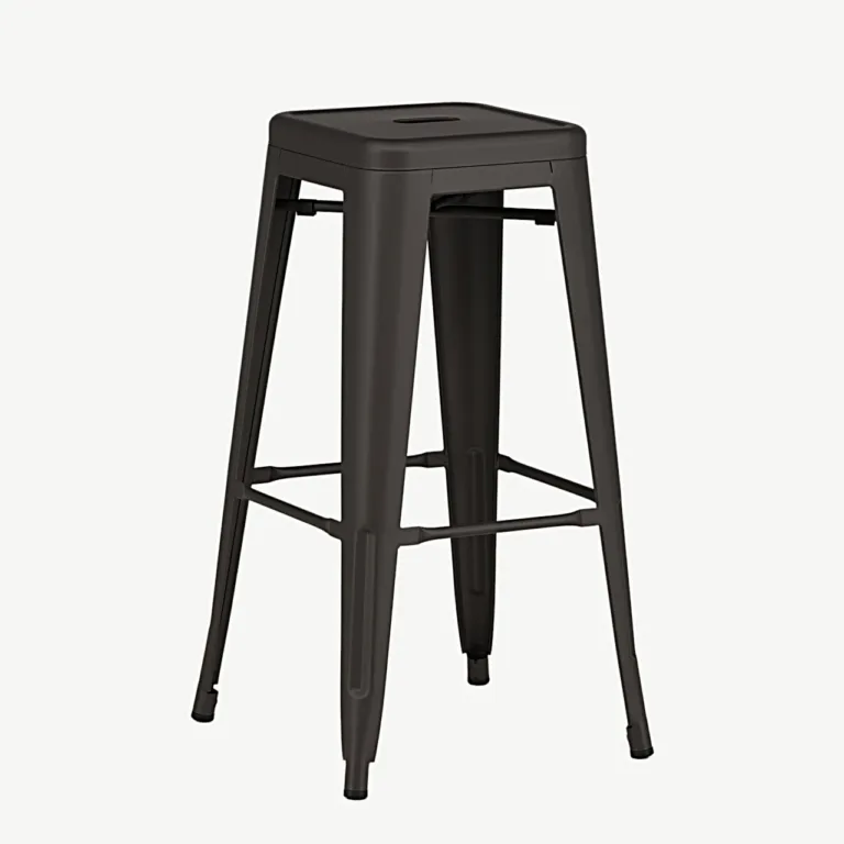 Tumehallast terasest baaritool Tempe, kõrgus 76 cm, Venture Home - 15350-040