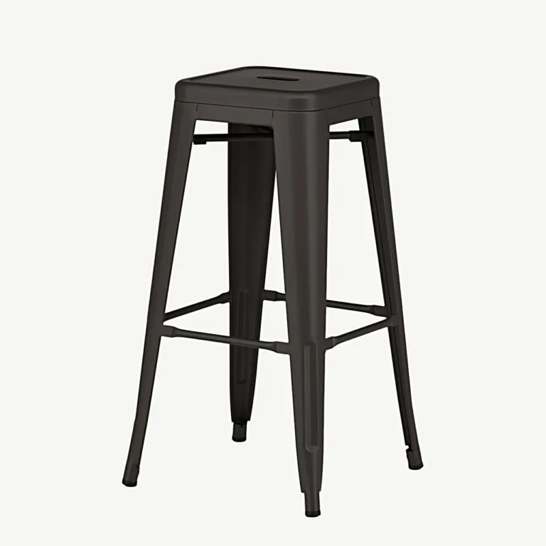 Tumehallast terasest baaritool Tempe, kõrgus 76 cm, Venture Home - 15350-040