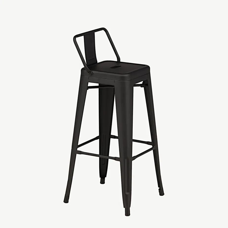 Mustast terasest madala seljatoega baaritool Tempe sarjast, 15350-060 – 3