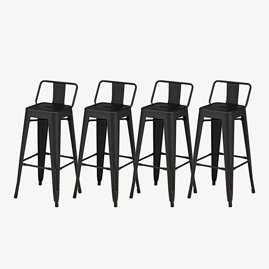 Mustast terasest madala seljatoega baaritool Tempe sarjast, 15350-060 – 7