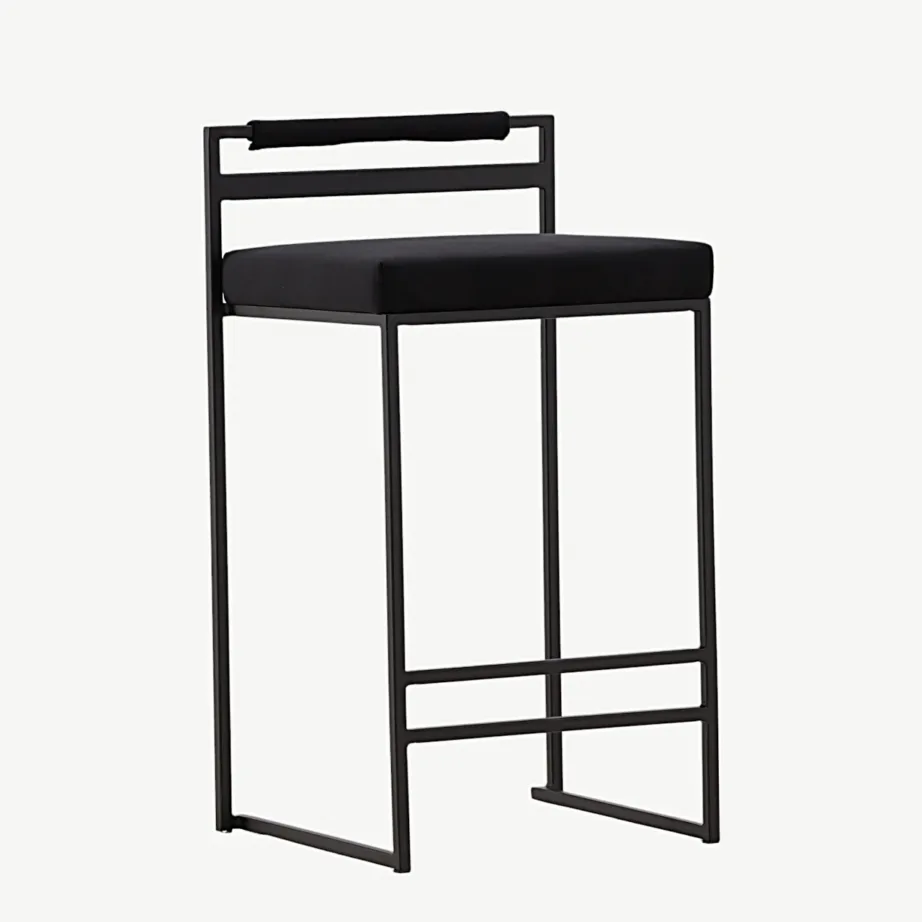 Opelika musta sametkattega terasraamiga baaritool, 15350-120 – 4