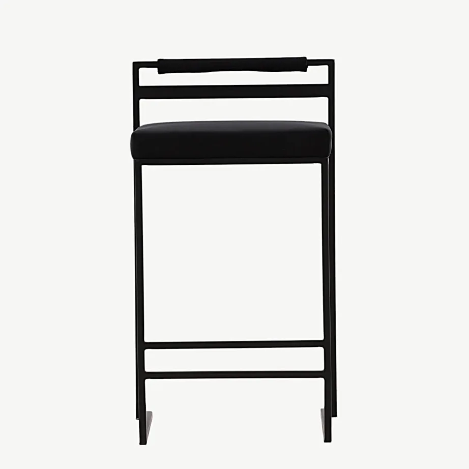 Opelika musta sametkattega terasraamiga baaritool, 15350-120 – 5