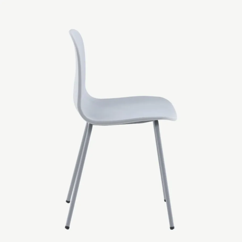 Hallist plastikust söögitool Arctic metalljalgadel, 15351-555 – 2