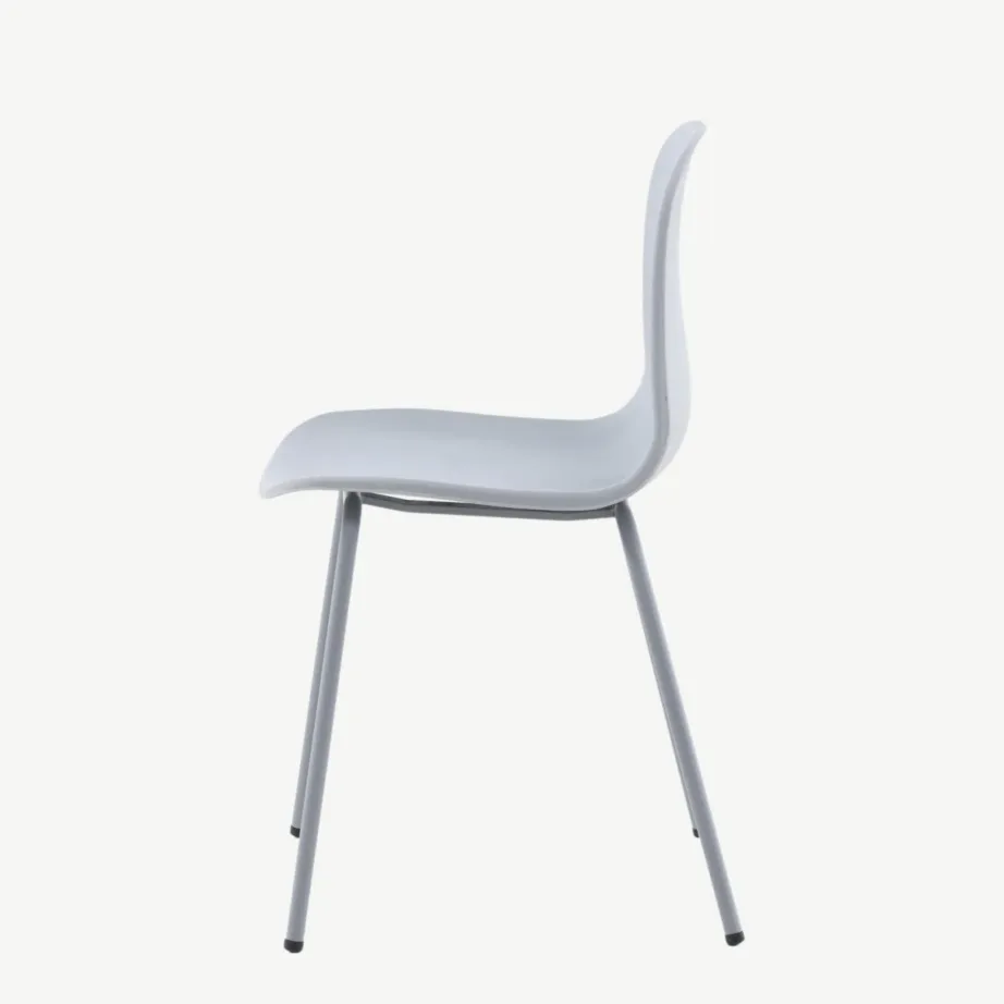 Hallist plastikust söögitool Arctic metalljalgadel, 15351-555 – 7