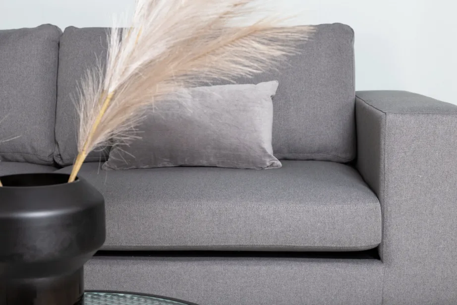 Hall polüesterkangaga 3-kohaline Bolero diivan, mustad terasjalad, 15355-665 – 8